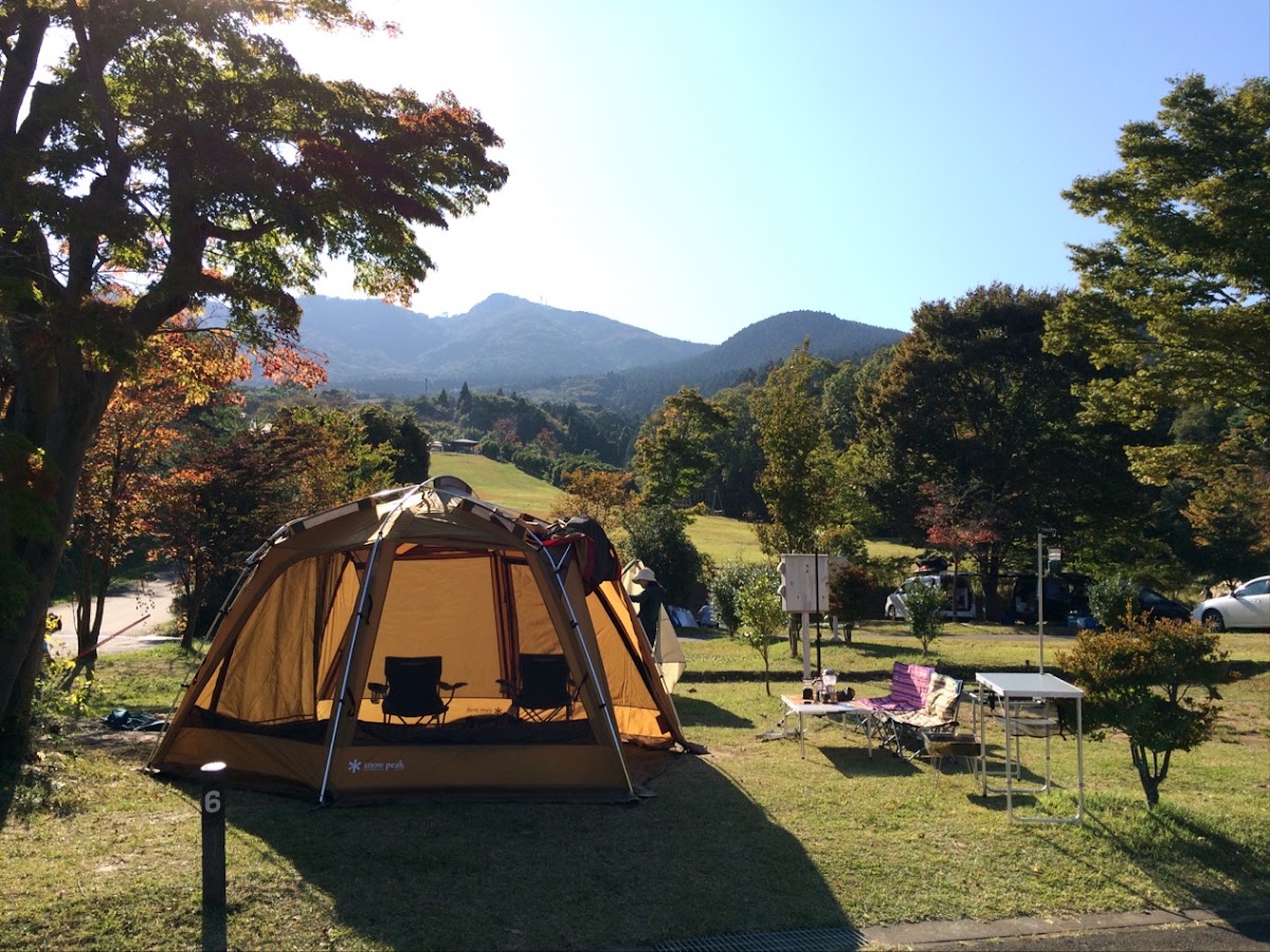 石岡市つくばねオートキャンプ場の実際の写真
