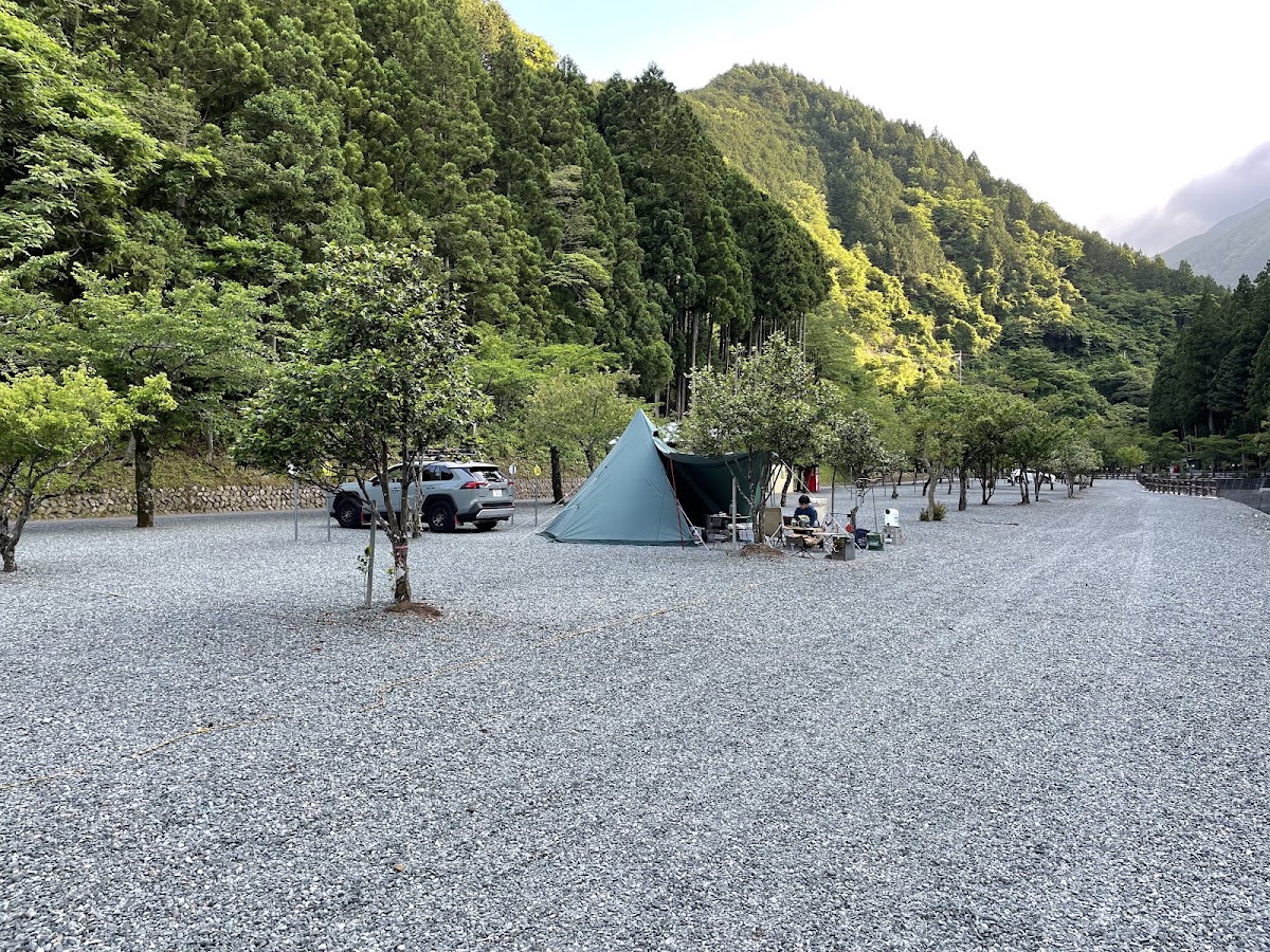 神之川キャンプ場の実際の写真