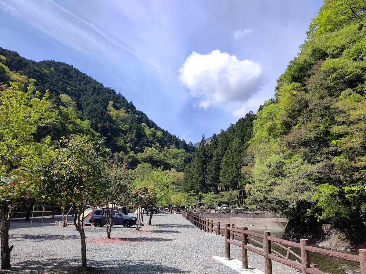 神之川キャンプ場の実際の写真