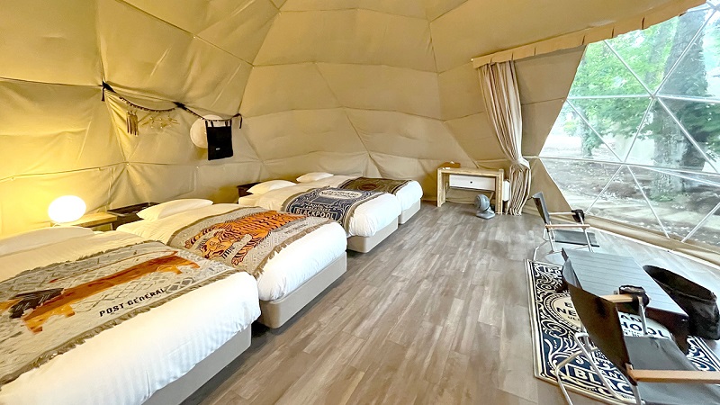 THE DAY POST GENERAL GLAMPING VILLAGE ザ・デイ ポストジェネラル グランピング ヴィレッジ 山中湖の実際の写真