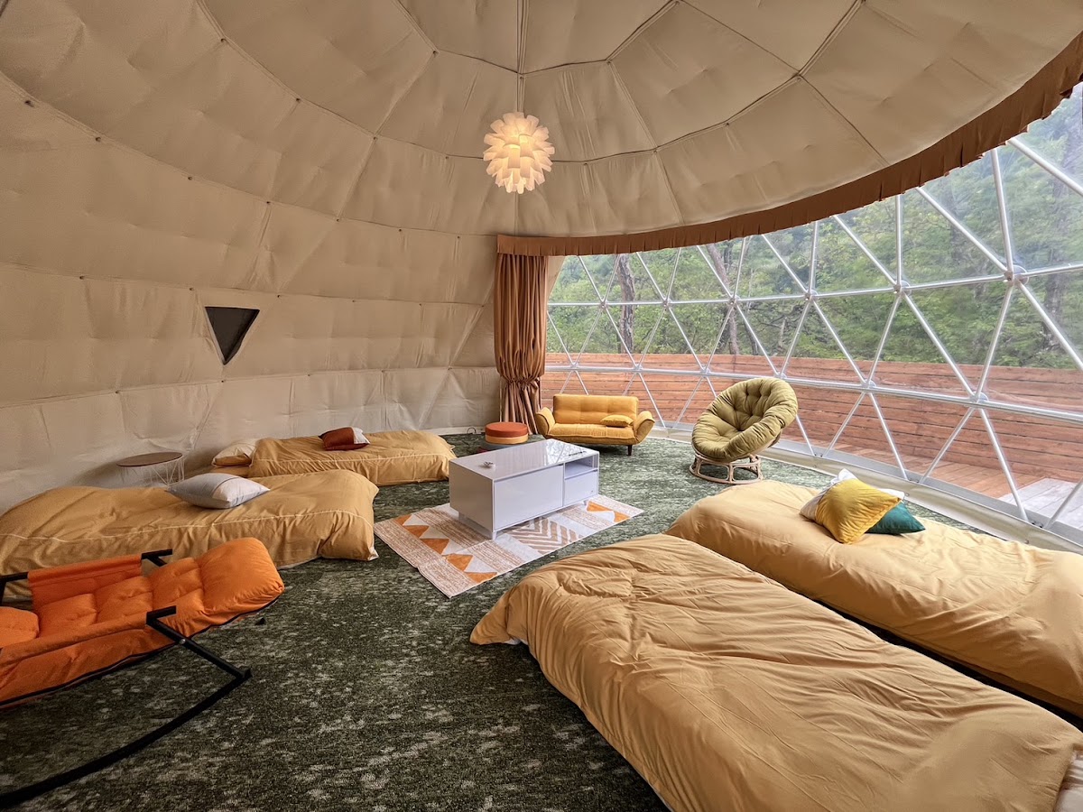 FOREST DOME 付知峡の実際の写真