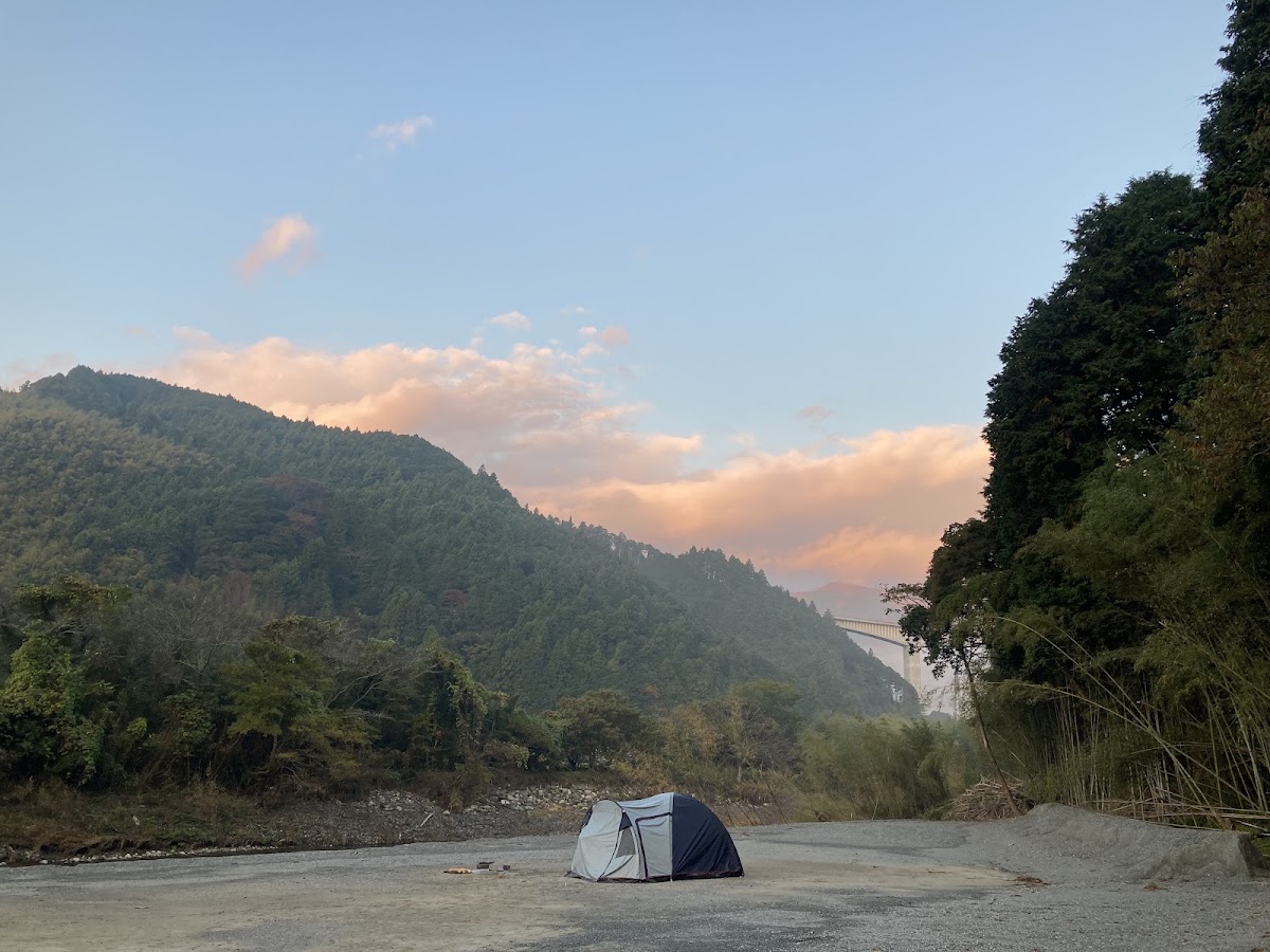 おきつがわオートキャンプ場の実際の写真