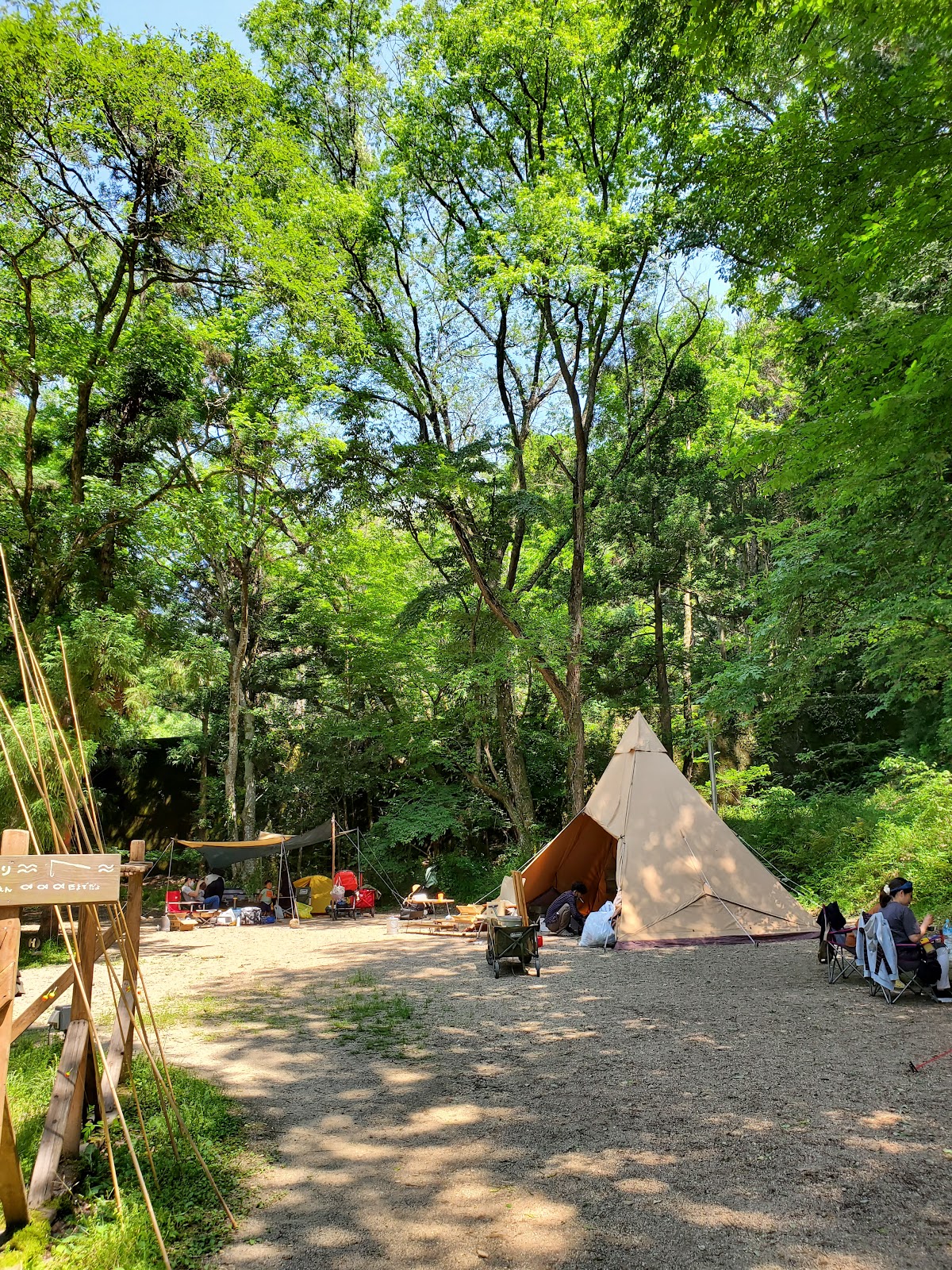 Camp Village タロリン村の実際の写真