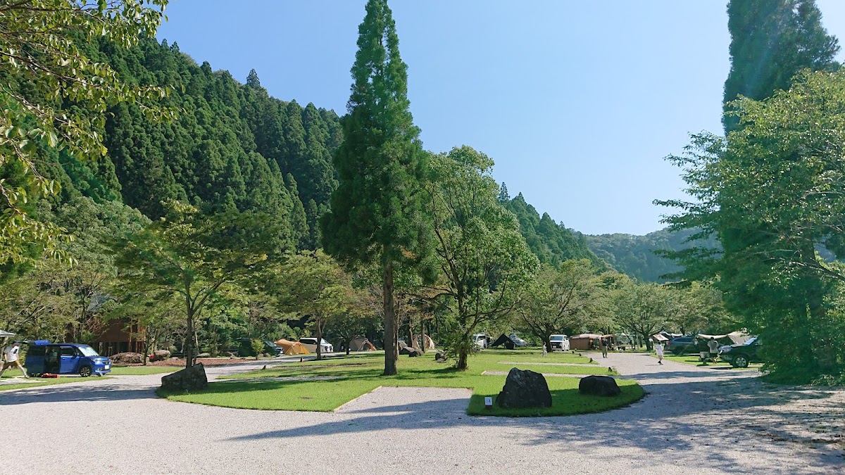 安田川アユおどる清流キャンプ場の実際の写真