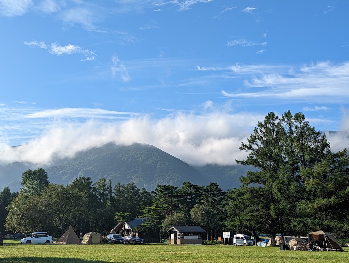 吹上高原キャンプ場の実際の写真