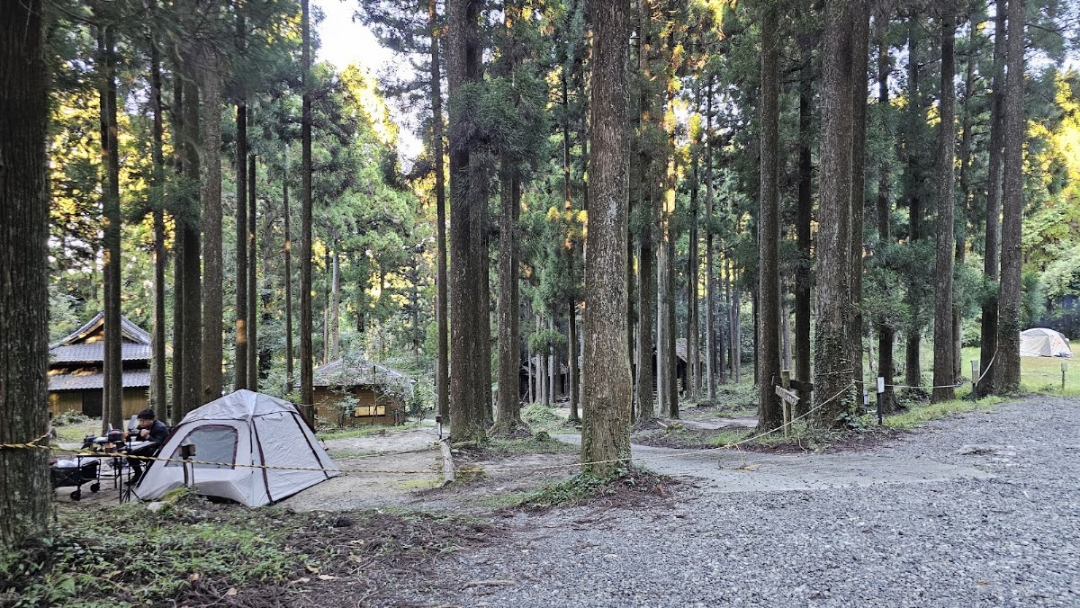 山中キャンプ場の実際の写真