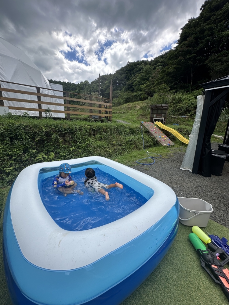 グランピングひみつきちの実際の写真