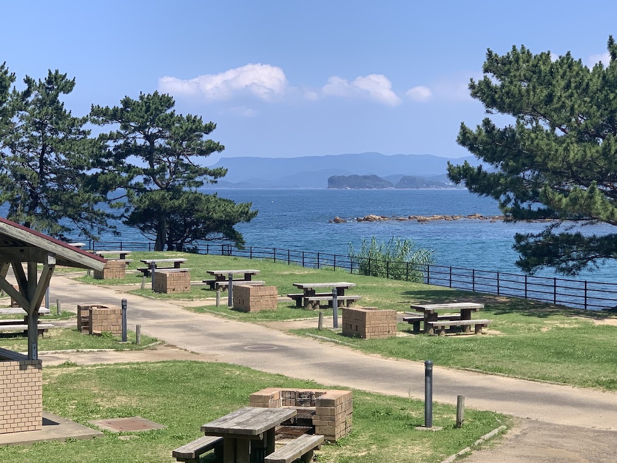 長崎県佐世保市西海国立公園 白浜キャンプ場の実際の写真