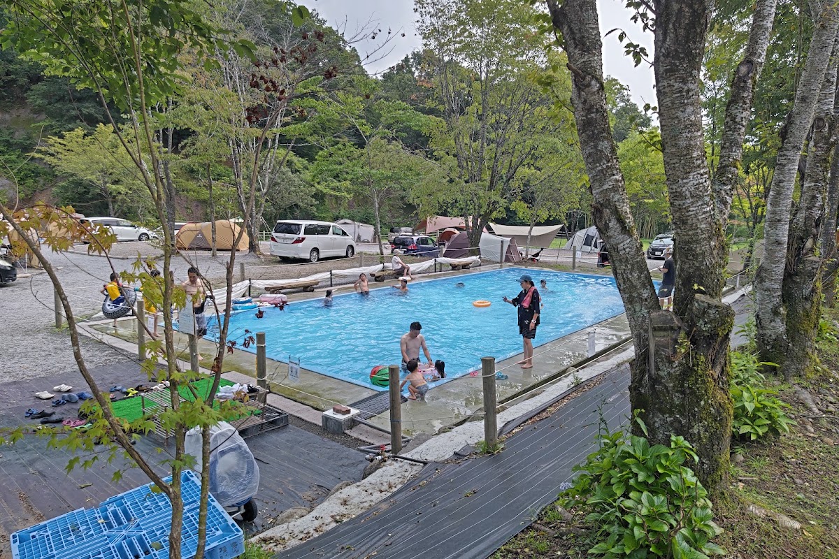 山鳥の森オートキャンプ場の実際の写真