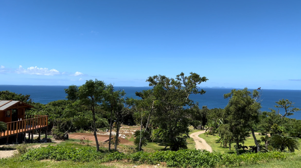 古宇利島キャンプ庭園の実際の写真
