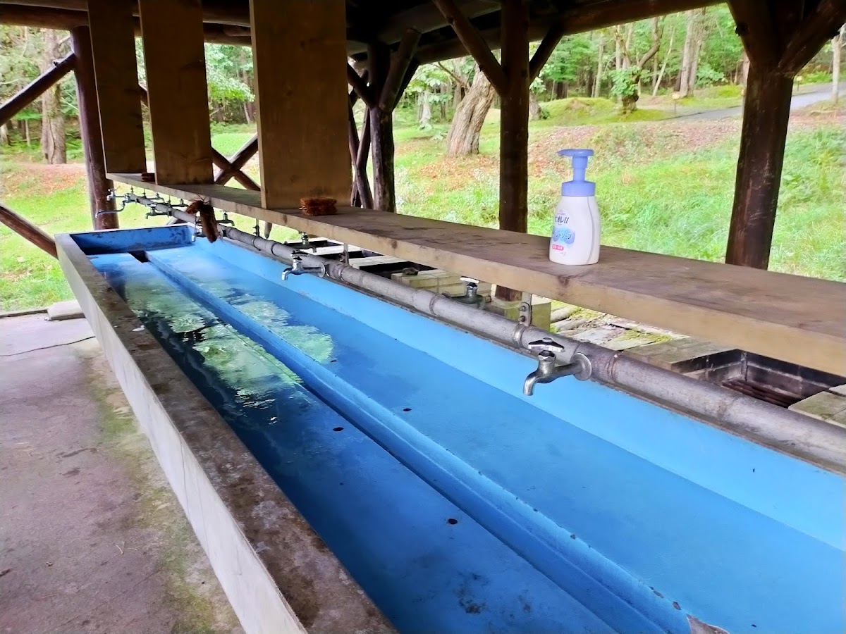 田沢湖キャンプ場の実際の写真